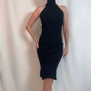 Guess Black Midi Dress
